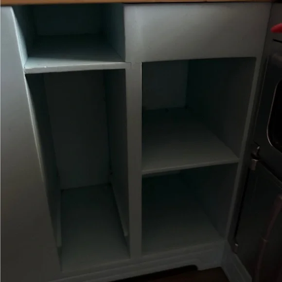 Children's Play Kitchen Set with Wooden Countertop - Picture 2 of 10